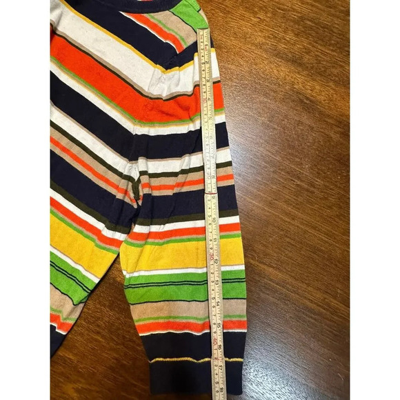 Talbots Women 2X Colorful Striped Pullover Sweater Top Fun Artsy Art to Wear - Picture 9 of 13